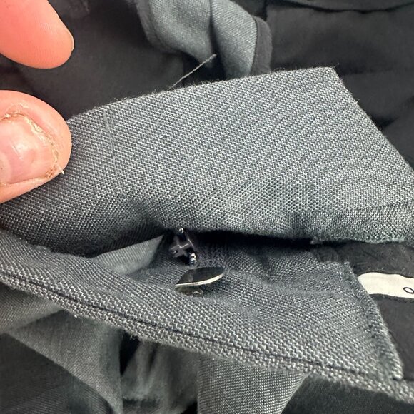 Perry Ellis Portfolio Mens 40x32 Size Dress Pants Pleated Front Cuffed Hem Gray - Picture 6 of 6